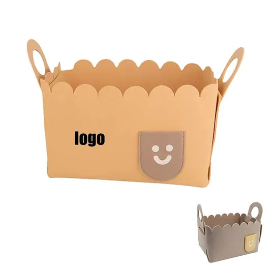 Foldable Storage Basket For Desktop Items