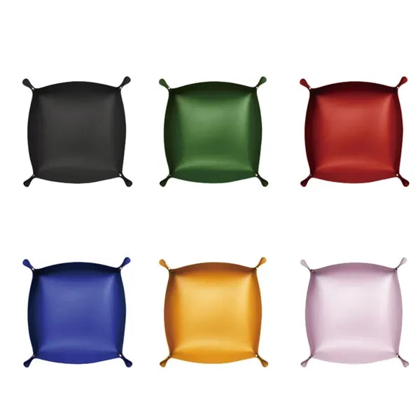 Square Leather Storage Box