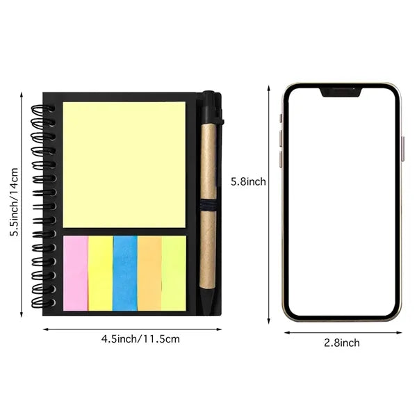 Pocket Notepad With Sticky Notes