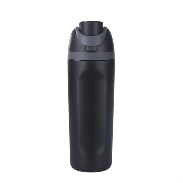 Sports Bottle With Straw Flip Lid