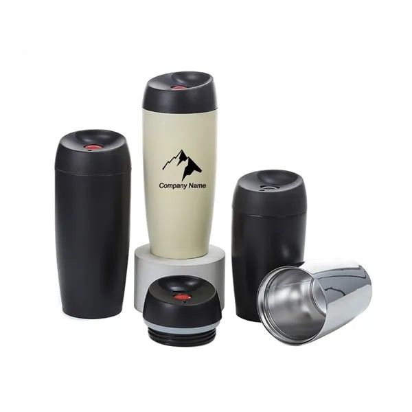 Thermal Mug With Push Button