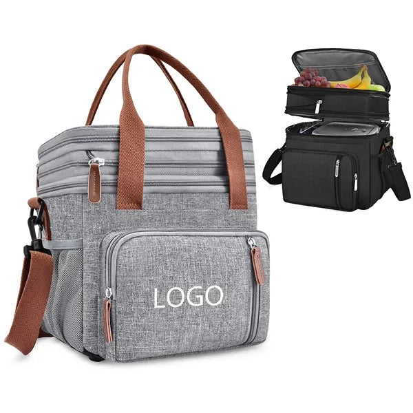 Double-Deck Cooler Lunch Bag