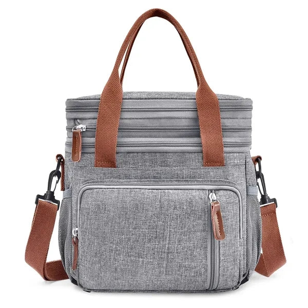 Double-Deck Cooler Lunch Bag