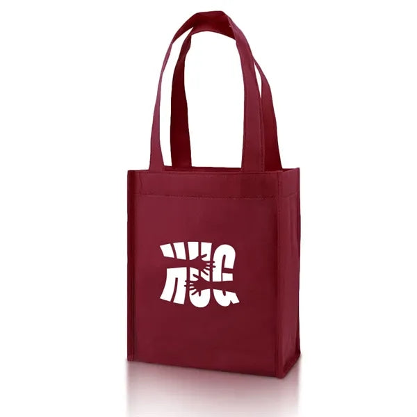 Non-Woven Mini Gift Tote Bag ( 8" X 4" X 10" )