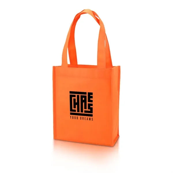Non-Woven Mini Gift Tote Bag ( 8" X 4" X 10" )