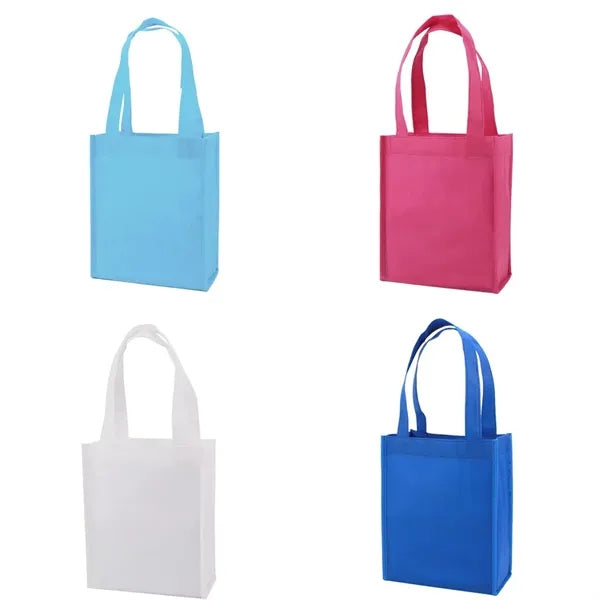 Non-Woven Mini Gift Tote Bag ( 8" X 4" X 10" )
