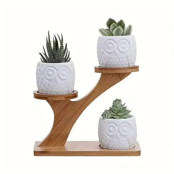 Wood Plant Stand Indoor Flower Shelf