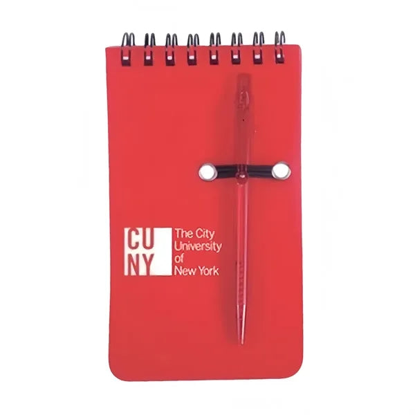 Mini Spiral Flip Notebook With Pen