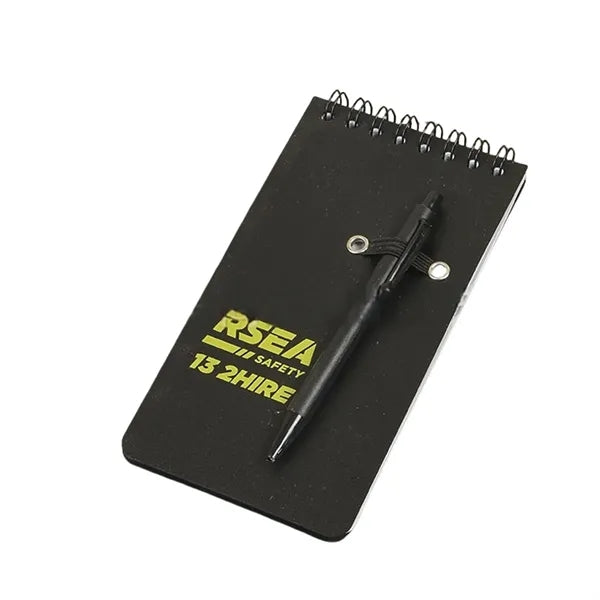 Mini Spiral Flip Notebook With Pen