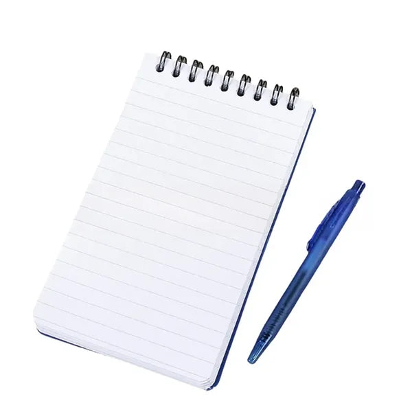 Mini Spiral Flip Notebook With Pen