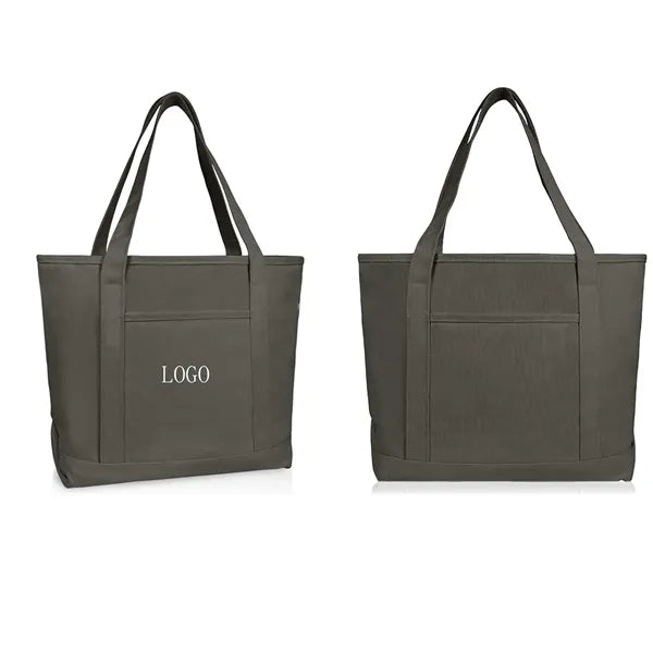 Authentic Pigment-Dyed Large Canvas Tote