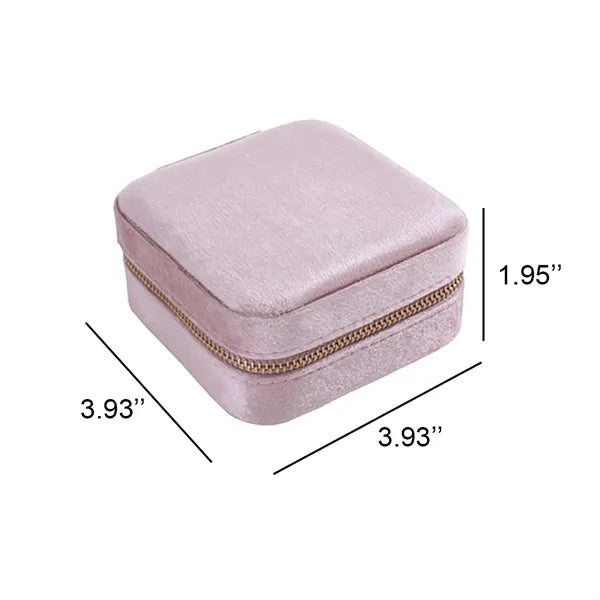 Velvet Jewelry Organizer Case