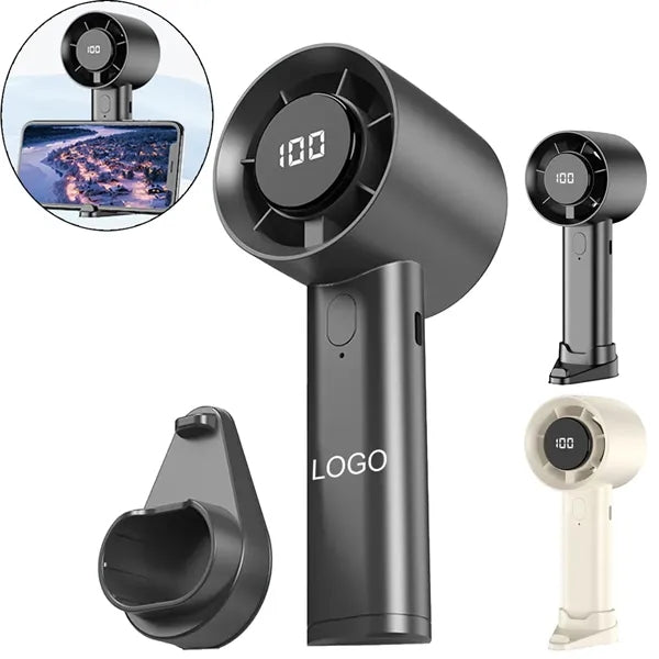 Fans With Display And Phone Stand