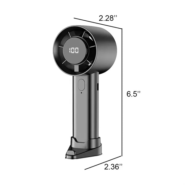 Fans With Display And Phone Stand