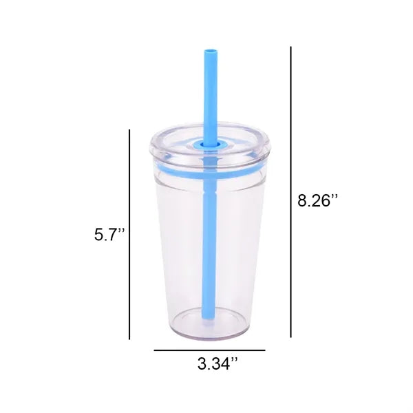 Tritan Cold Cup With Straw