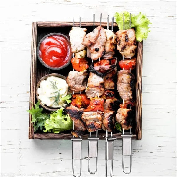 Stainless Steel Barbecue Skewers
