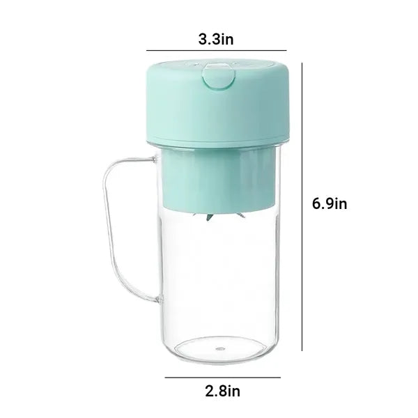 Compact Portable Juicer With Straw