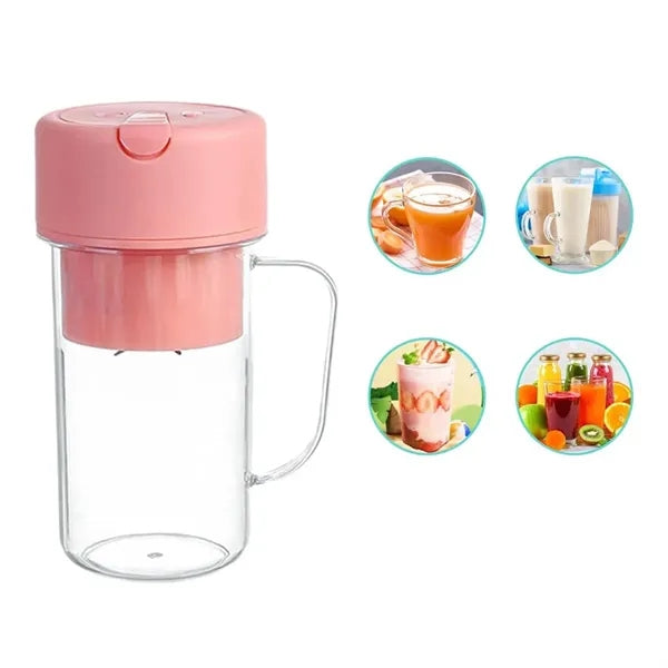 Compact Portable Juicer With Straw