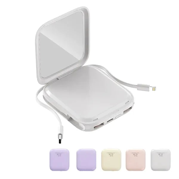 Fast Charging Power Bank With Mirror