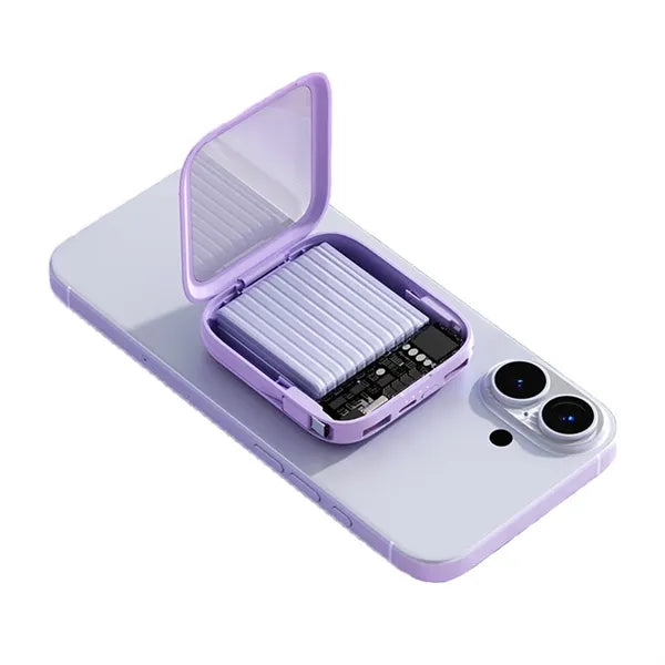 Fast Charging Power Bank With Mirror