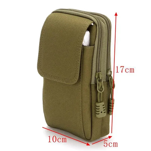 Wearing A Belt Mobile Phone Bag