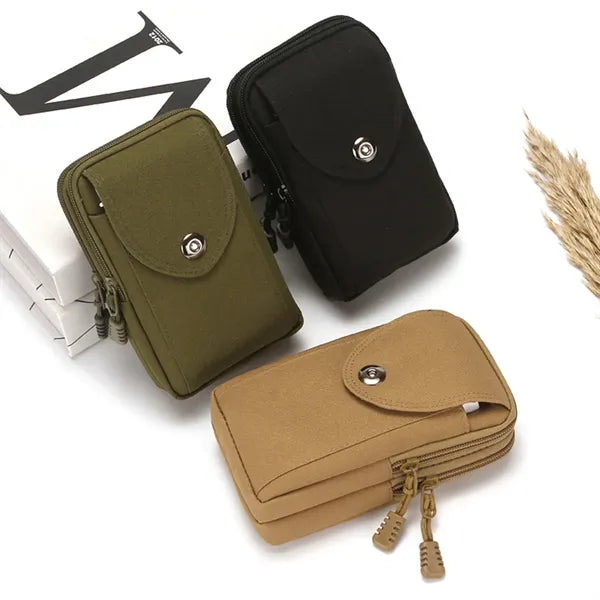 Wearing A Belt Mobile Phone Bag