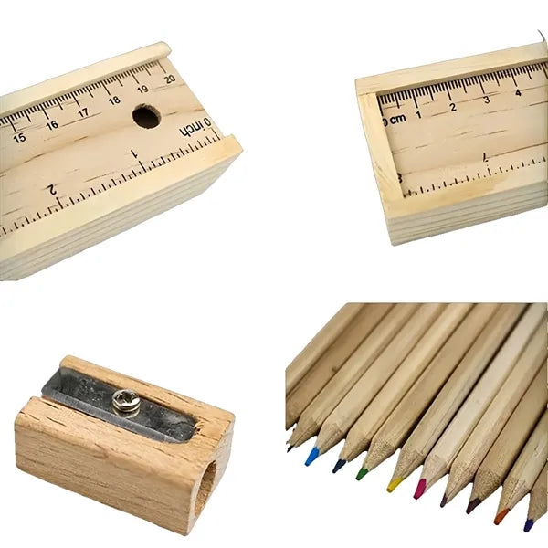 Pencil Set With Ruler