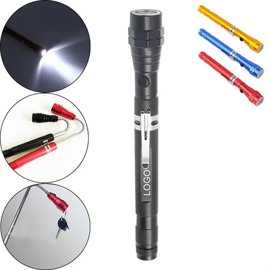 Magnet Telescopic Head Flashlight