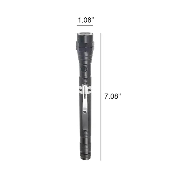Magnet Telescopic Head Flashlight