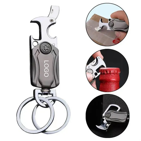 Multifunction Metal Keychain