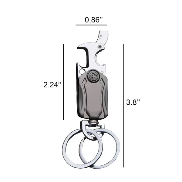 Multifunction Metal Keychain
