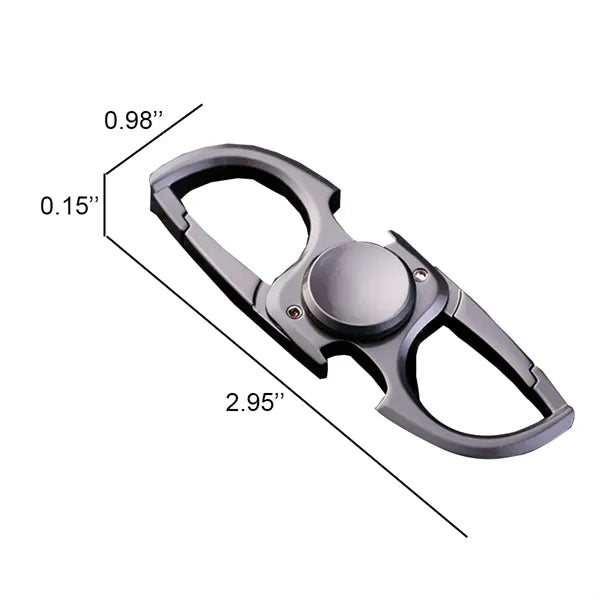 Fidget Spinner Toy Keychain