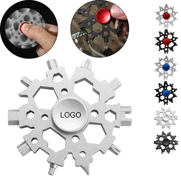 Snowflake Fidget Spinner Multi Tool