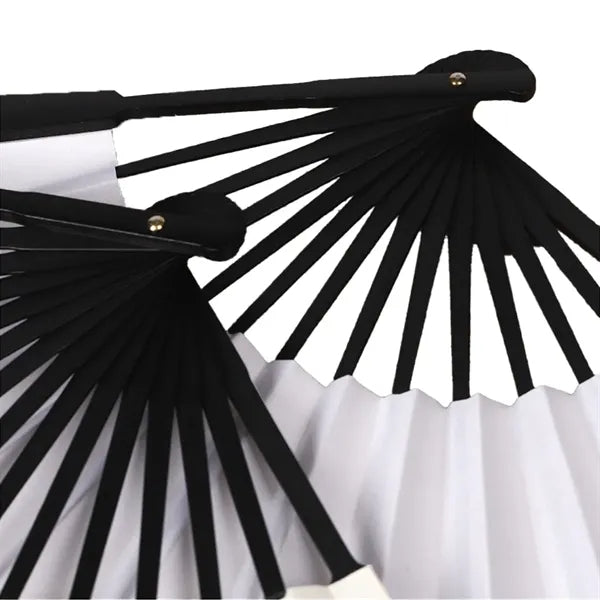 Silk Fan With Wooden Handle