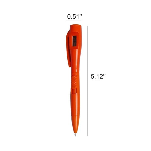 Ballpoint Pens With Digital Clock
