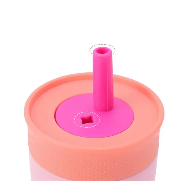 Insulation Tumbler With Flexible Straw