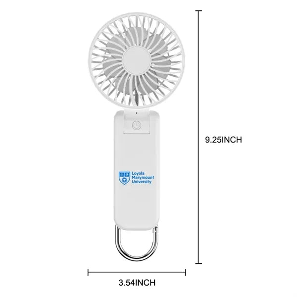 5 Speeds Handheld fan, Foldable Design Neck Fan