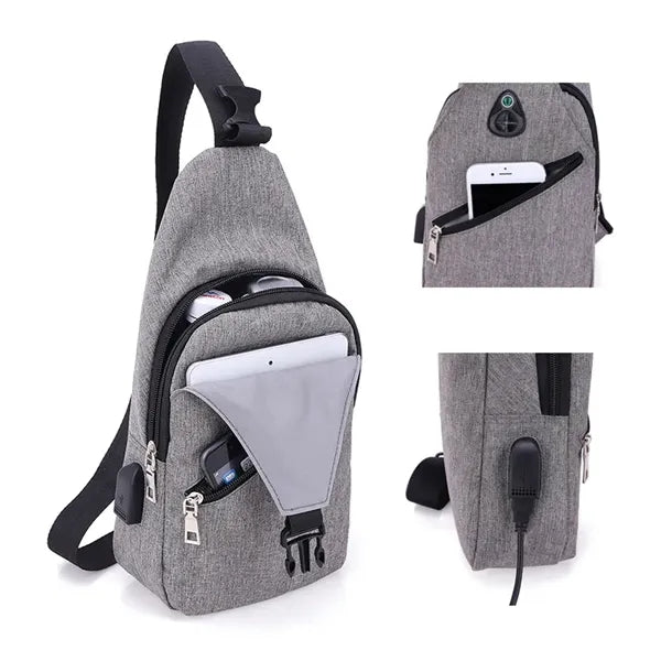 Shoulder Chest Sling Bag Travel Waterproof Phone Pouch