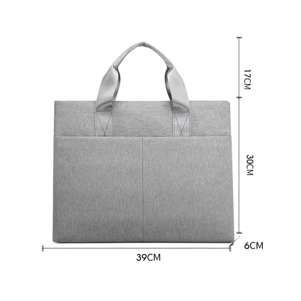 Durable Business Document Tote with Multiple Pockets