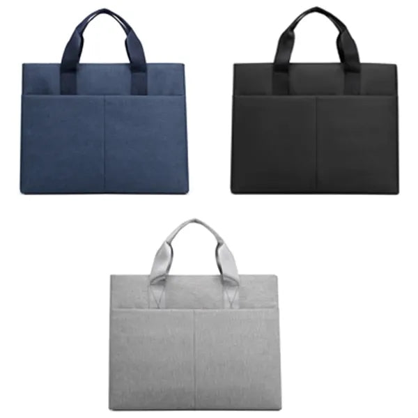 Durable Business Document Tote with Multiple Pockets