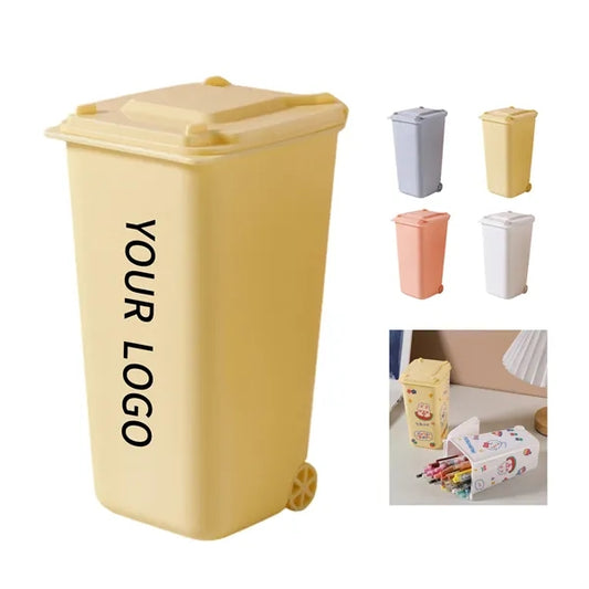 Mini Trash Can Pen Holder