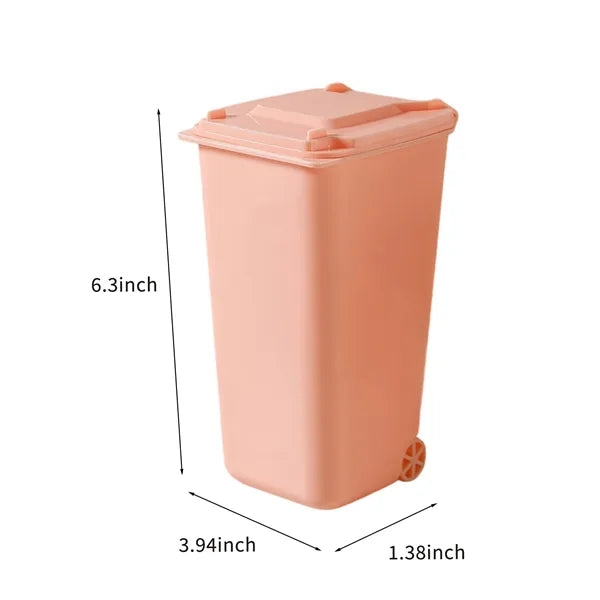 Mini Trash Can Pen Holder