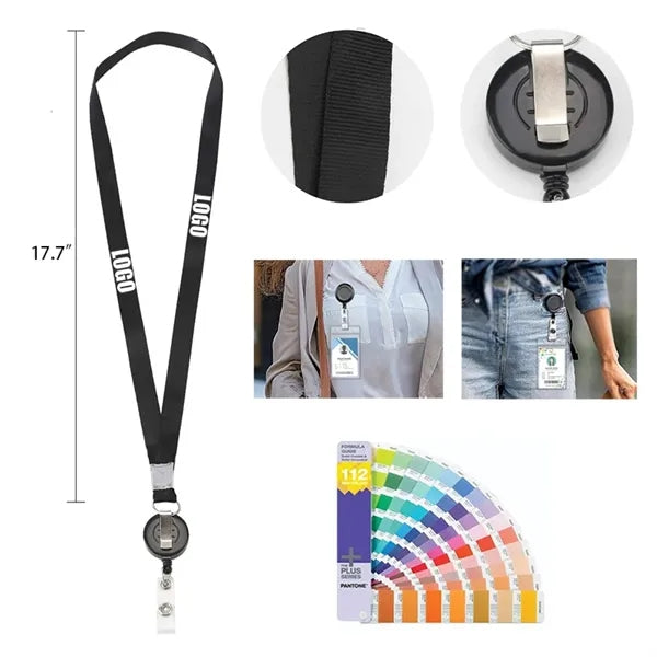 Polyester Lanyard with Safety Breakaway Clasp