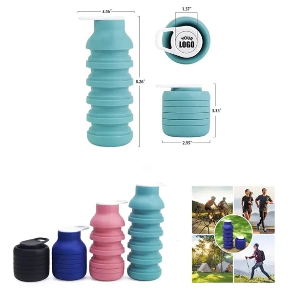 Portable Collapsible Silicone Water Bottle