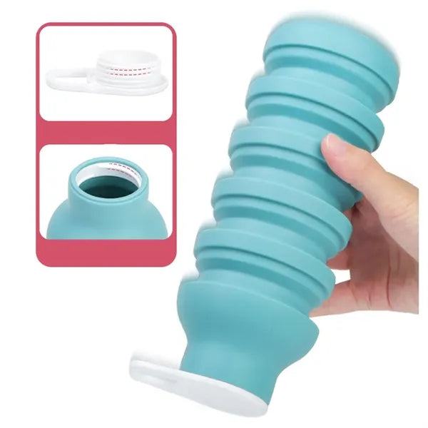 Portable Collapsible Silicone Water Bottle