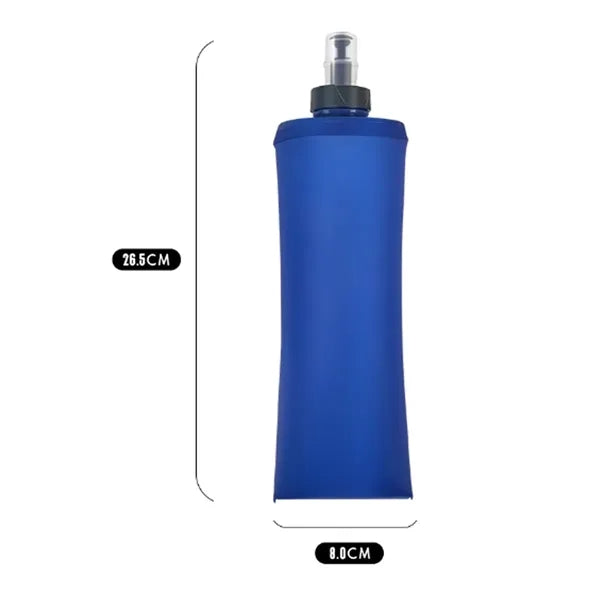 24 oz. Collapsible Soft Water Bottle with Bite Valve.
