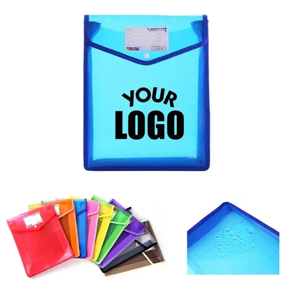 Expandable Clear Plastic Document Folder