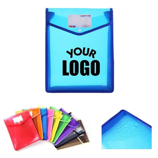 Expandable Clear Plastic Document Folder