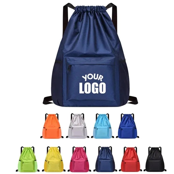 Dry and wet separation sports Drawstring backpack