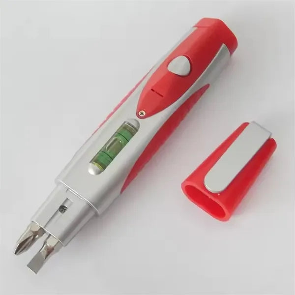 Portable LED Multi-Tool with Screwdriver for Hardware